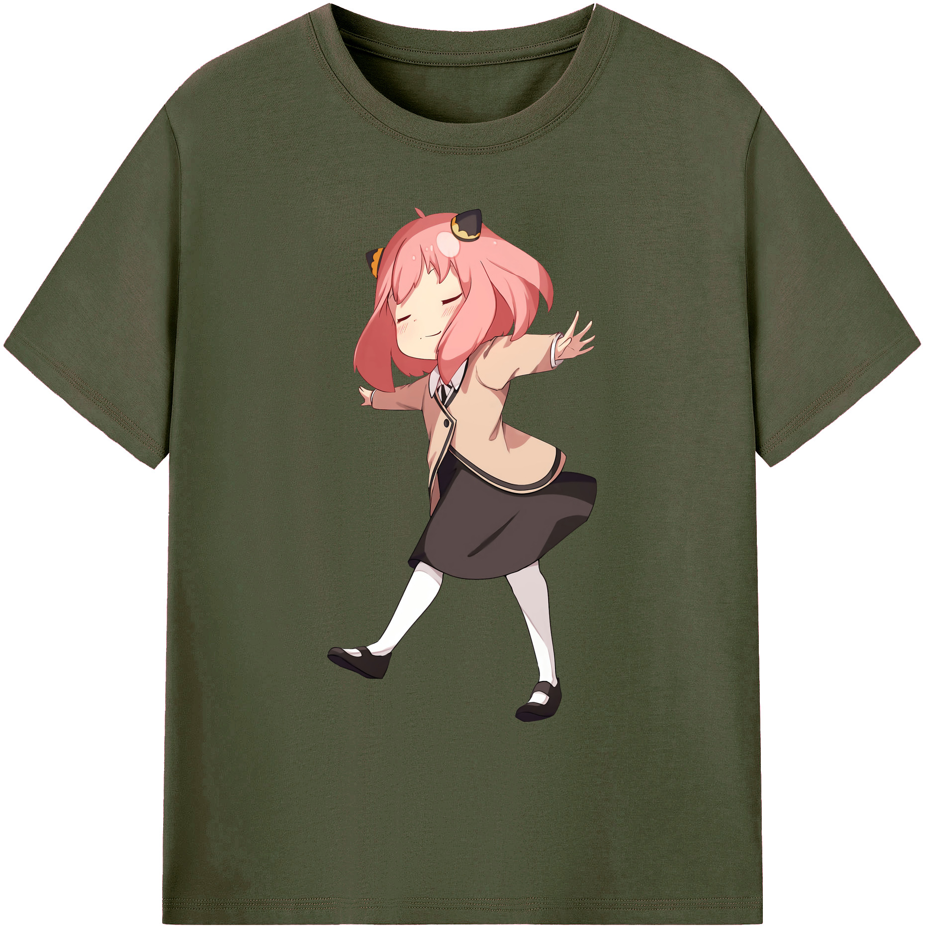 （画像用） SPY×FAMILY间谍家家酒 綿100％ メンズ半袖Tシャツ｜肌触りやわらか＆通気性